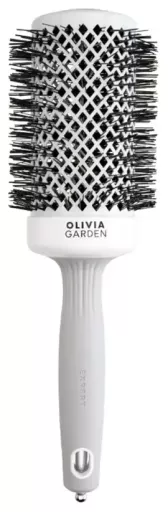 Brosse ronde Expert Blowout Shine Blanc et Gris