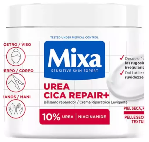 Urea Cica Repair+ Baume R&eacute;parateur pour Peaux S&egrave;ches et Rugueuses 400 ml