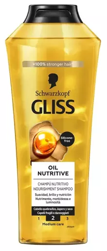 Schwarzkopf Shampoing nutritif Gliss Oil 400 ml