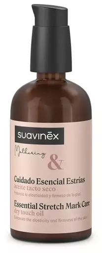 Suavinex Huile anti-vergetures Mothering Essential Care, effet peau s&egrave;che, 100 ml