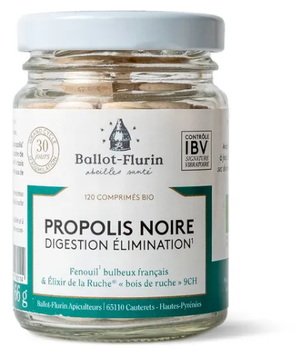 Ballot-Flurin Propolis noire pour la digestion et l'&eacute;limination - 120 comprim&eacute;s