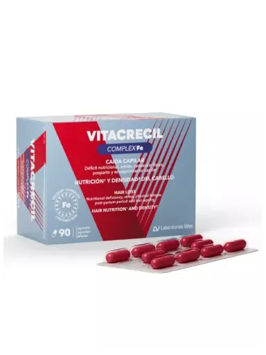 Laboratorios Vi&ntilde;as Vitacrecil Complexe Fe 90 Capsules