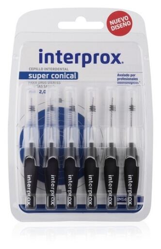 Dentaid Brosse interdentaire super conique Interprox 4G, 6 unit&eacute;s, 33723