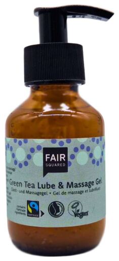 Fair Squared Gel lubrifiant intime pour massage au th&eacute; vert 100 ml