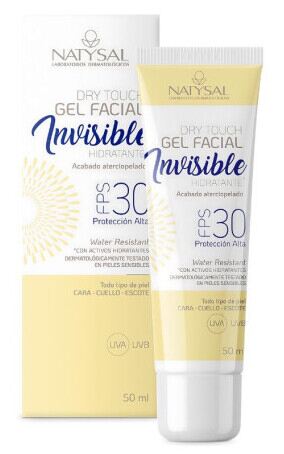 Natysal Gel invisible pour le visage SPF 30 50 ml