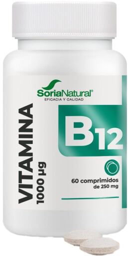 Soria Natural Vitamine B12 1000 mg 60 comprim&eacute;s