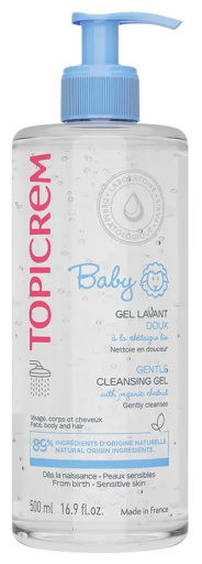 Topicrem Gel nettoyant b&eacute;b&eacute; 2 en 1 500 ml