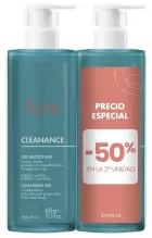 Gel nettoyant Cleanance, sachet de 2 x 400 ml
