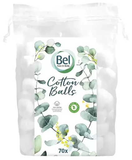 Bel Boules de coton de qualit&eacute; sup&eacute;rieure, 70 unit&eacute;s