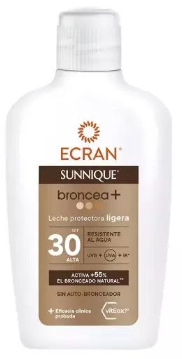 Ecran Lait protecteur Sunnique Broncea+ FPS 30 200 ml