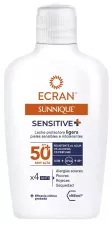 Lait protecteur Sunnique Sensitive SPF 50+ 200 ml