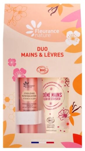 Fleurance Nature Duo Mains & L&egrave;vres Fleur de Cerisier 2 Pi&egrave;ces