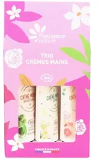 Trio Cr&egrave;mes Mains Almandra, Rosa et Jasmin 3 Pi&egrave;ces