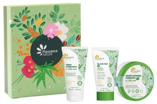 Fleurance Nature Coffret cadeau Douceur &agrave; l'aloe vera (3 pi&egrave;ces)