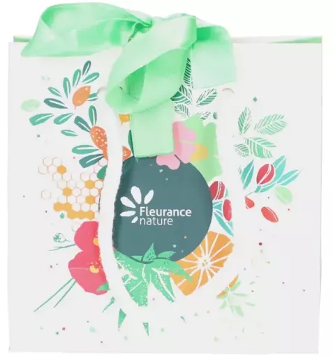Fleurance Nature Petit sac ruban jaune Duo Beaut&eacute; Mains et Pieds Junior 2 pi&egrave;ces