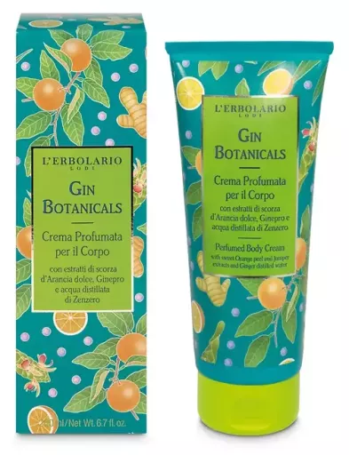 L'Erbolario Cr&egrave;me parfum&eacute;e Gin Botanicals 200 ml