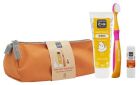 Kit d'hygiène bucco-dentaire pour enfants Orange, 4 pièces Kit d'hygiène bucco-dentaire pour enfants Orange, 4 pièces