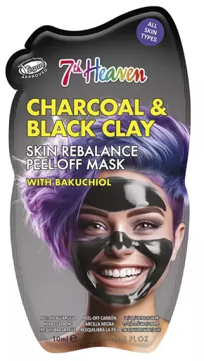 7th Heaven Masque peel-off au charbon et &agrave; l'argile noire 10 ml
