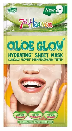 7th Heaven Masque en tissu hydratant Aloe Glow 16 g