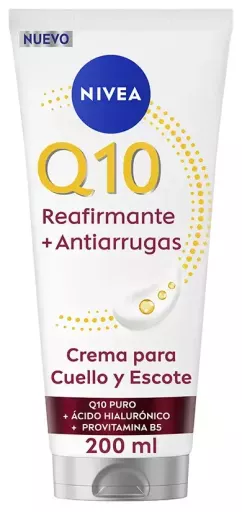 Nivea Cr&egrave;me raffermissante anti-rides Q10+ pour le cou et le d&eacute;collet&eacute; 200 ml