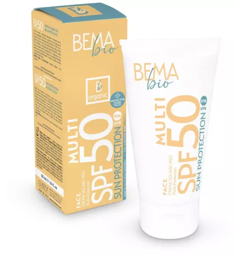Bema Cr&egrave;me visage multi-protection au th&eacute; Be Solar SPF 50+ 50 ml