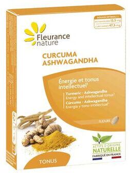 Fleurance Nature Curcuma Ashwagandha 15 comprim&eacute;s