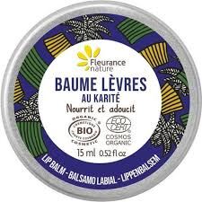 Fleurance Nature Baume &agrave; l&egrave;vres au beurre de karit&eacute;, pot de 15 ml