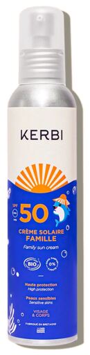 Cr&egrave;me solaire familiale SPF 50 150 g