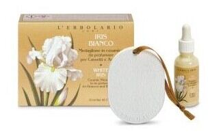 L'Erbolario M&eacute;daillon en c&eacute;ramique parfum&eacute; Iris Blanco 30 ml