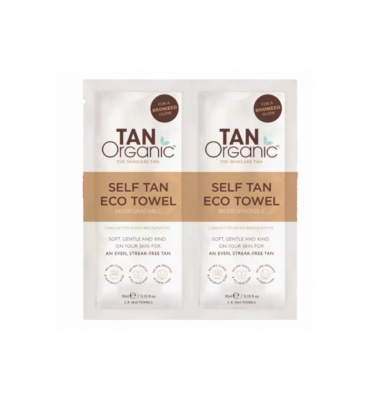 Tanorganic Lingettes autobronzantes 2 x 10 ml