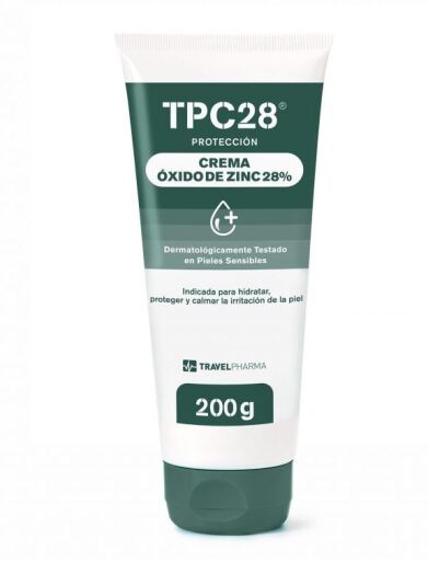 Travel Pharma Cr&egrave;me &agrave; l'oxyde de zinc Tpc28 28 % 200 g