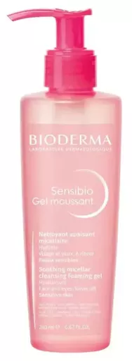 Gel moussant nettoyant micellaire Sensibio 200 ml
