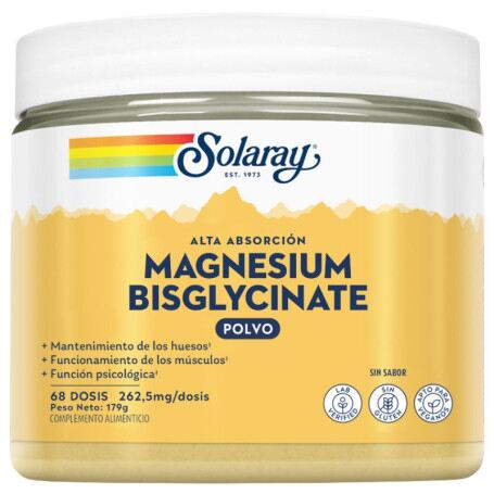 Solaray Bisglycinate de magn&eacute;sium 179 g