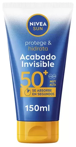 Nivea Lotion solaire invisible Sun Protect & Hydrate FPS 50+ 150 ml