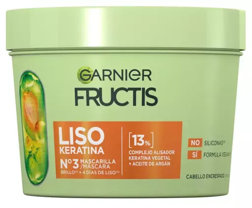 Garnier Masque lissant &agrave; la k&eacute;ratine Fructis Smooth n 3 370 ml