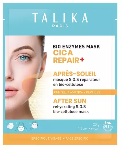 Talika Masque Bio Enzymes Cica Repair+ Apr&egrave;s-Soleil 20 g