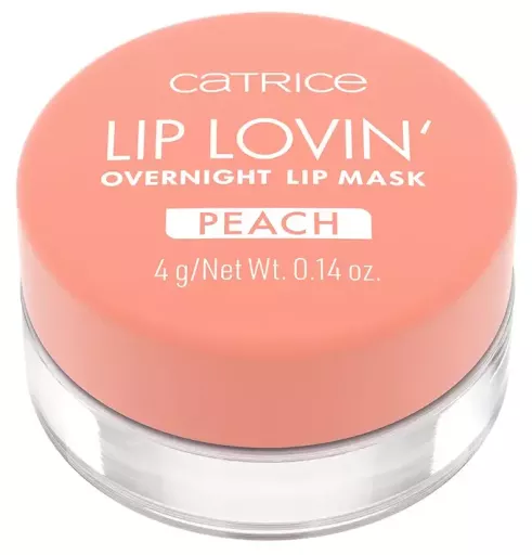 Catrice Cosmetics Masque de nuit pour les l&egrave;vres Lip Lovin' n 030 - Feelin' Peachy 4 g