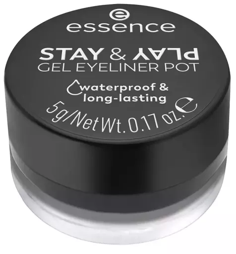 Essence Gel eyeliner Stay & Play en pot 5 g