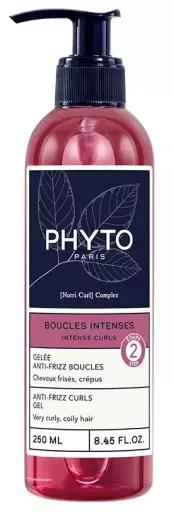 Phyto Gel anti-frisottis Intense Curls 250 ml