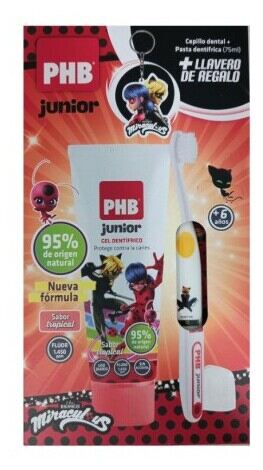 Dentaid Pack Phb Junior Pinceau + P&acirc;te + Gadget Coccinelle 20