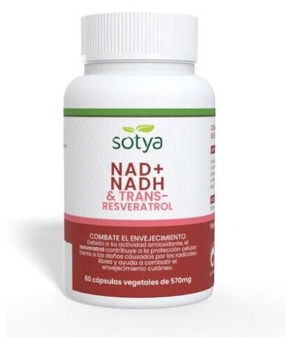 Sotya Nad+ et trans-resv&eacute;ratrol 60 capsules