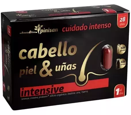 Pinisan Soin intensif cheveux et ongles 28 capsules