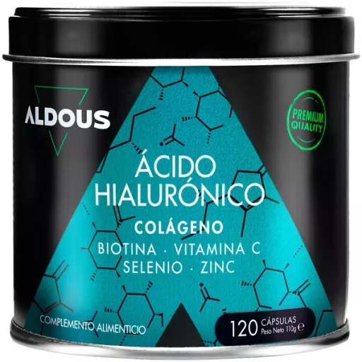 Aldous Bio Collag&egrave;ne + Acide hyaluronique Vitamine C Biotine Zinc S&eacute;l&eacute;nium 150 capsules