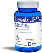 Levels Up Vitamine D3 et K2 60 comprimés Levels Up Vitamine D3 et K2 60 comprimés