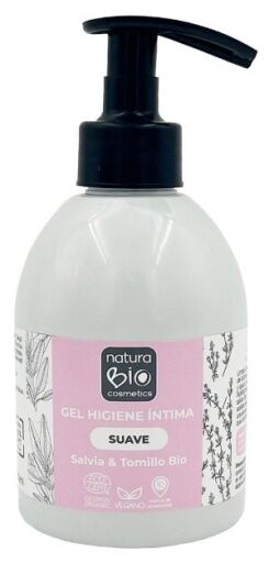 NaturaBIO Cosmetics Gel d'hygi&egrave;ne intime &agrave; la sauge et au thym 250 ml