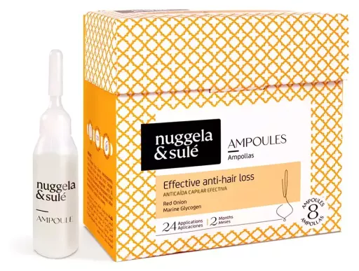 Nuggela & Sul&eacute; Ampoules capillaires efficaces contre la chute des cheveux, 8 unit&eacute;s