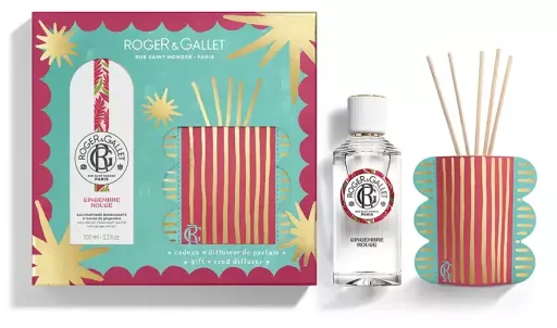 Coffret cadeau bien-&ecirc;tre Eau Parfum&eacute;e Gingembre Rouge 2 pi&egrave;ces