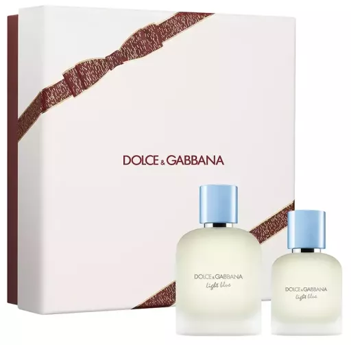 Dolce & Gabbana &Eacute;tui bleu clair pour homme 2 pi&egrave;ces