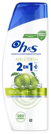 Shampoing et apr&egrave;s-shampoing 2 en 1 Pomme Clean &amp; Fresh 300 ml