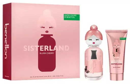 Benetton Ensemble 2 pi&egrave;ces Sisterland Blush Cherry